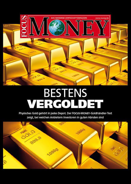 Auvesta získala ocenenie Top obchodník so zlatom - Focus Money Goldhändler test ukázal, u ktorých ponúkateľov je kupujúci v dobrých rukách