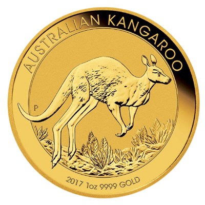 Zlatá minca Kangaroo 