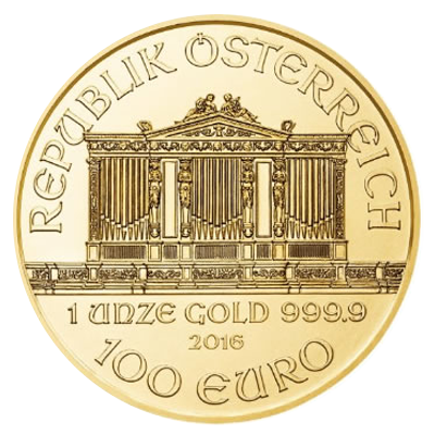 Zlatá minca Wiener Philharmoniker - 100 EURO Nominálna hodnota